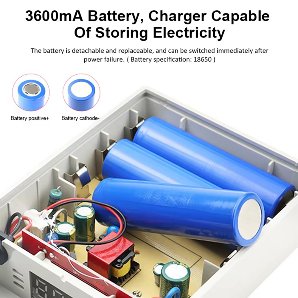 Outdoor Uninterruptible Power Supply - DIFANG 5400 mAh USV-Batterie-Netzteil mit LCD-Display