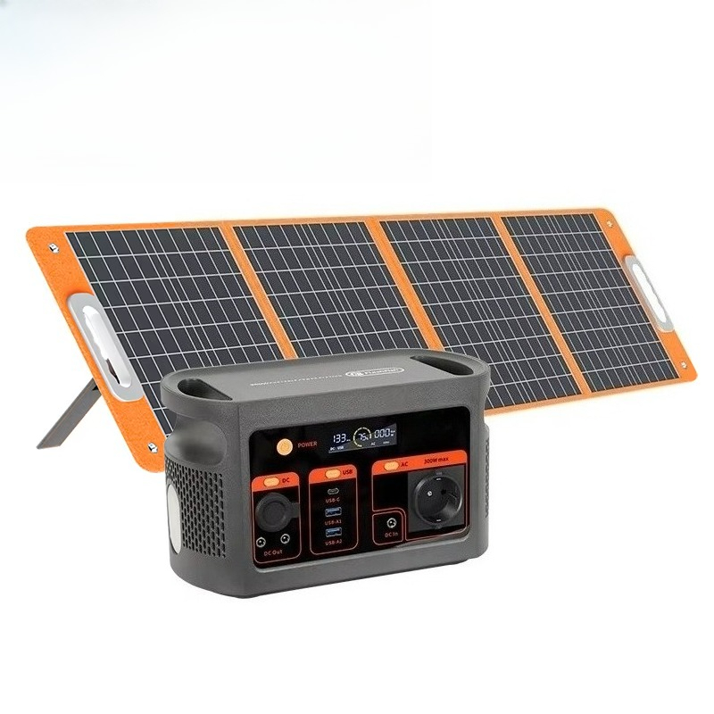 Outdoor Power Generator - 300W reiner Sinuswellen-Solargenerator mit LiFePO4-Akku für