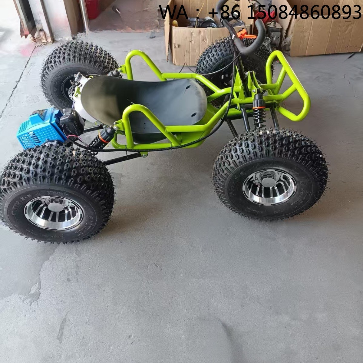 Outdoor Power And Pedal - 4-Takt-Benzin-Cross-Buggy-Pedal-Gokart, ausgewogene Leistungskomponente 34-45 MPH für