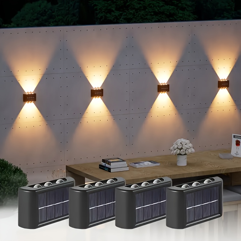 Outdoor Power Supply - LED Solarleuchte für Außen, Wasserdichte Solar-Wandlampe