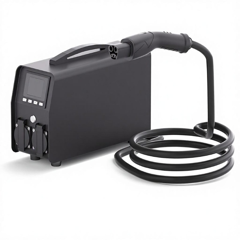 Ac Outdoor Power - Tragbarer EV-Entladewandler DC zu AC Konverter