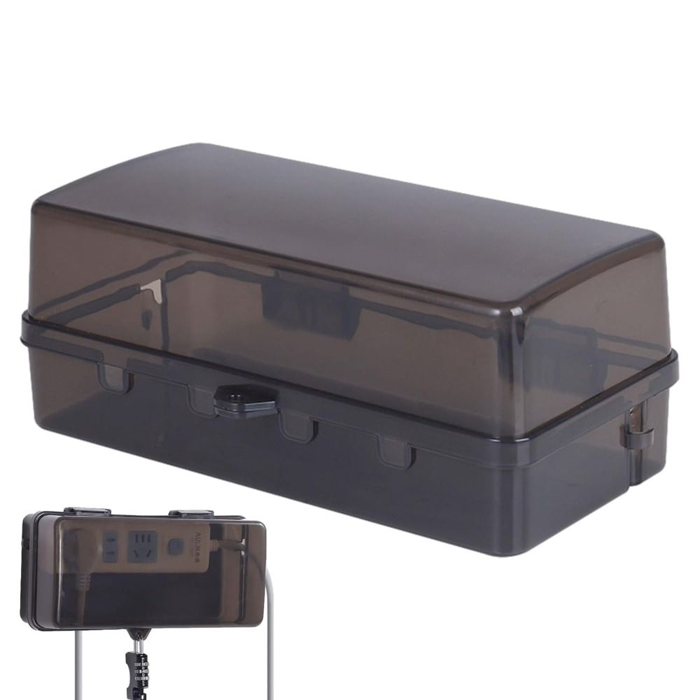 Outdoor Power Outlet Waterproof - Robuste Kunststoff-Steckerbox, Diebstahlschutz, wetterfeste Kabelmanagementbox, schützt