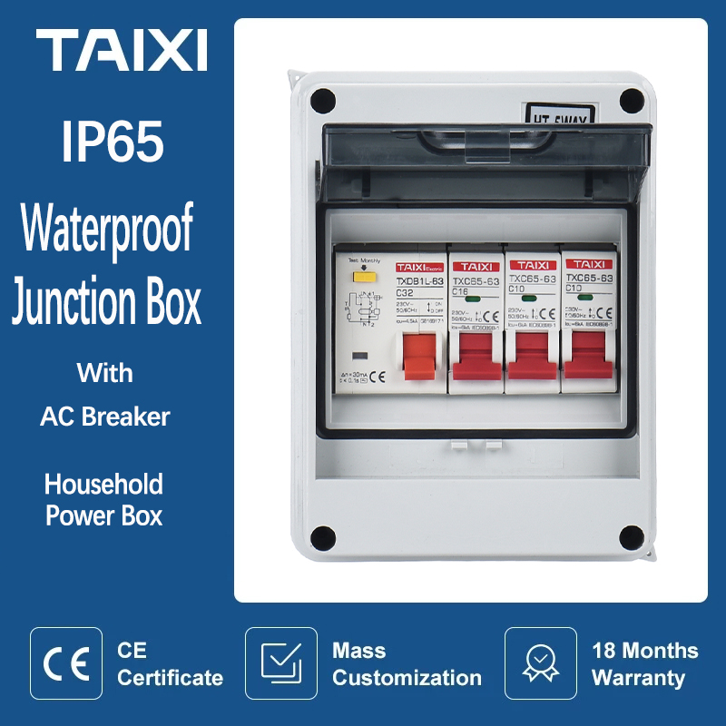 Outdoor Power Outlet Box - Outdoor Haushalt Schalter MCB Wasserdichte Elektrische