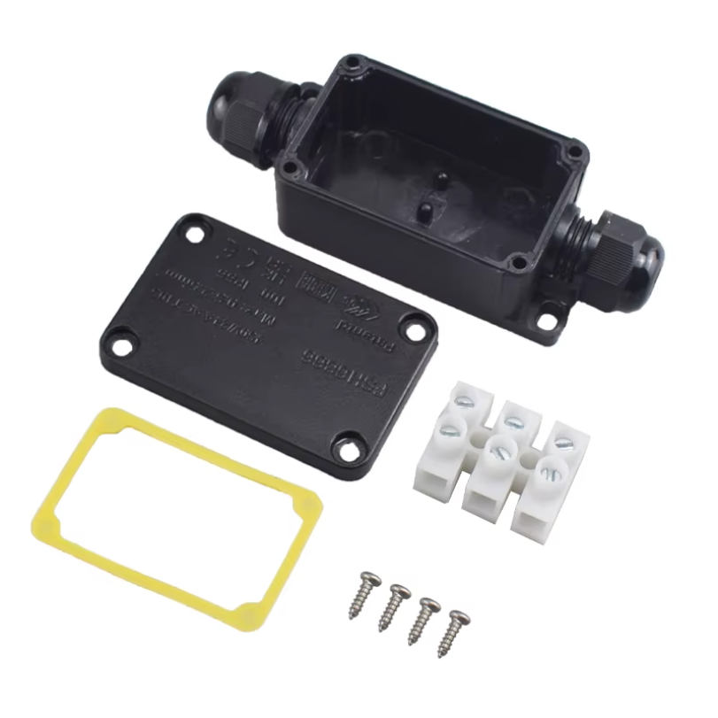 Outdoor Power Outlet Box - Wasserdichte Anschlussdose 2-Wege 3-Wege 3mm-6,5mm Kabelverbinder