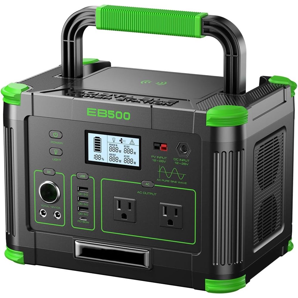 Ac Outdoor Power - 500W Tragbare Powerstation 519,48Wh Outdoor-Generator Notstromakku
