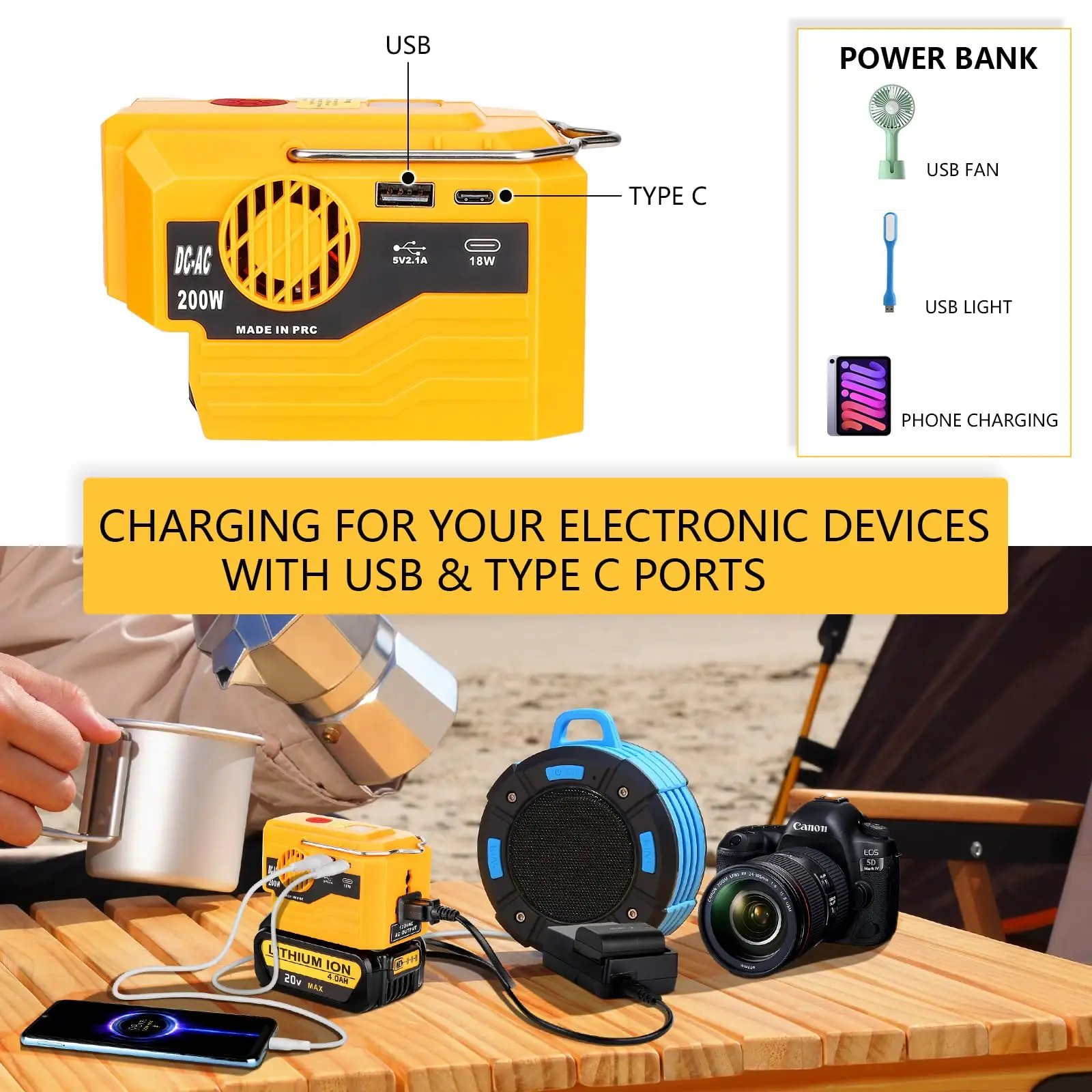 Outdoor-Camping-Stromgenerator – Ac Outdoor Power Bewertung und Preis