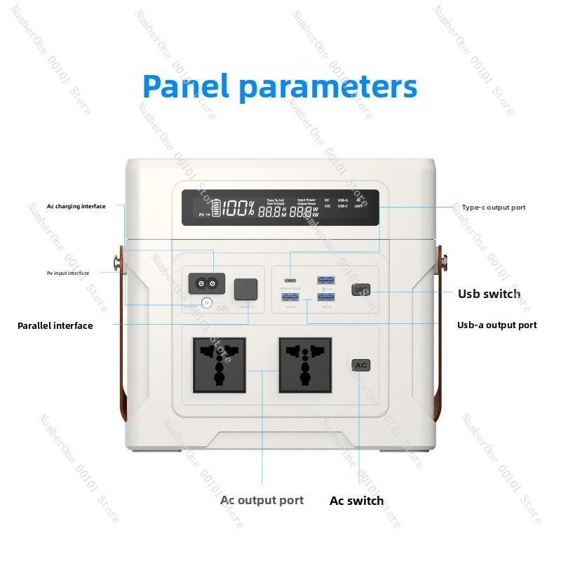 Tragbare 1000W Outdoor-Powerst – Outdoor Power Generator Bewertung und Preis