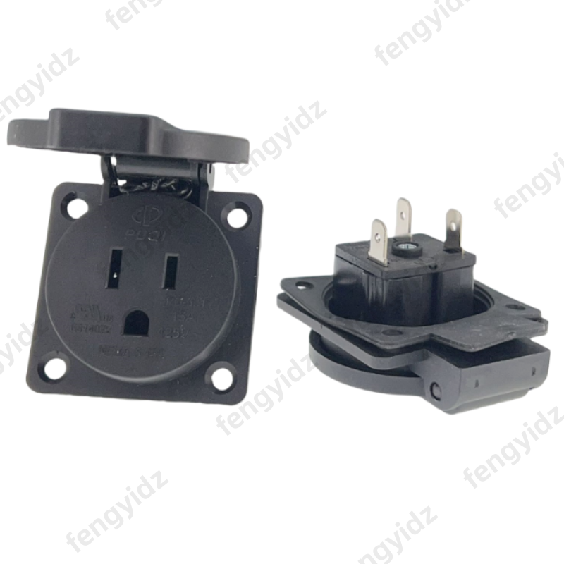 Schwarz 125V 15A 20A IP44 CE A – Outdoor Power Outlet Waterproof Bewertung und Preis