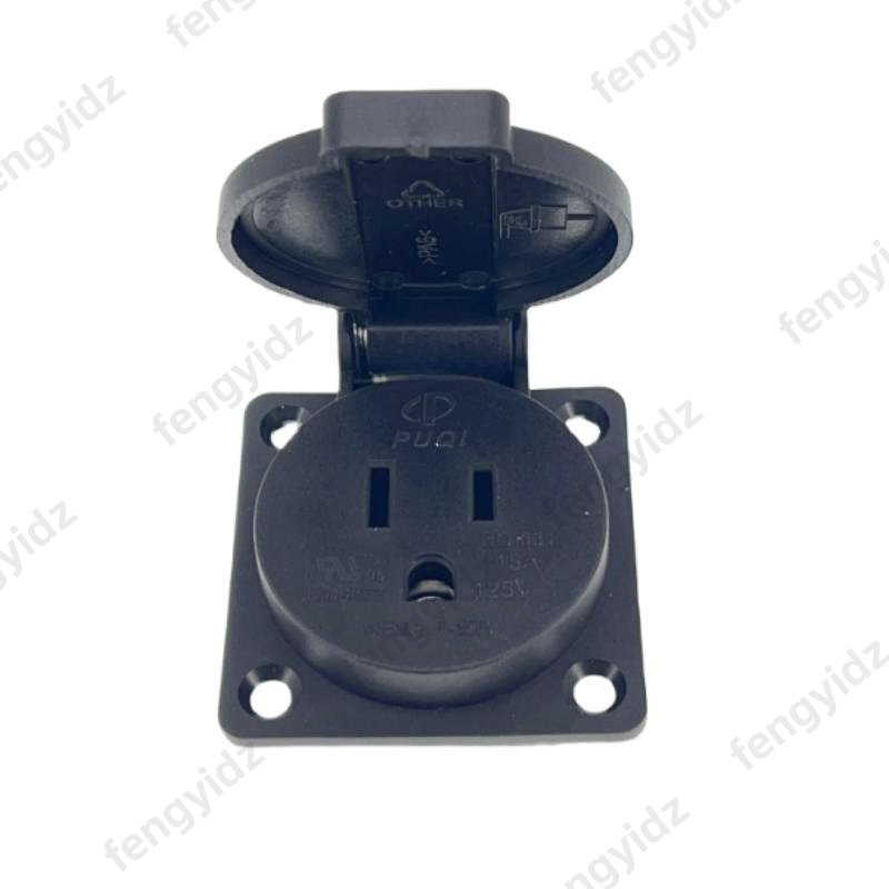 Schwarz 125V 15A 20A IP44 CE A – Outdoor Power Outlet Waterproof Bewertung und Preis