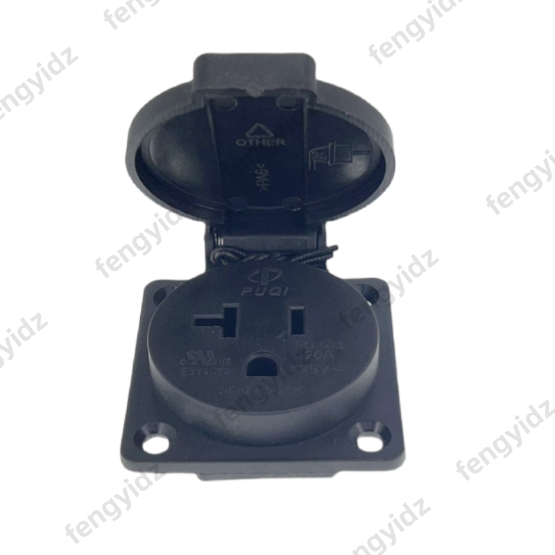 Schwarz 125V 15A 20A IP44 CE A – Outdoor Power Outlet Waterproof Bewertung und Preis