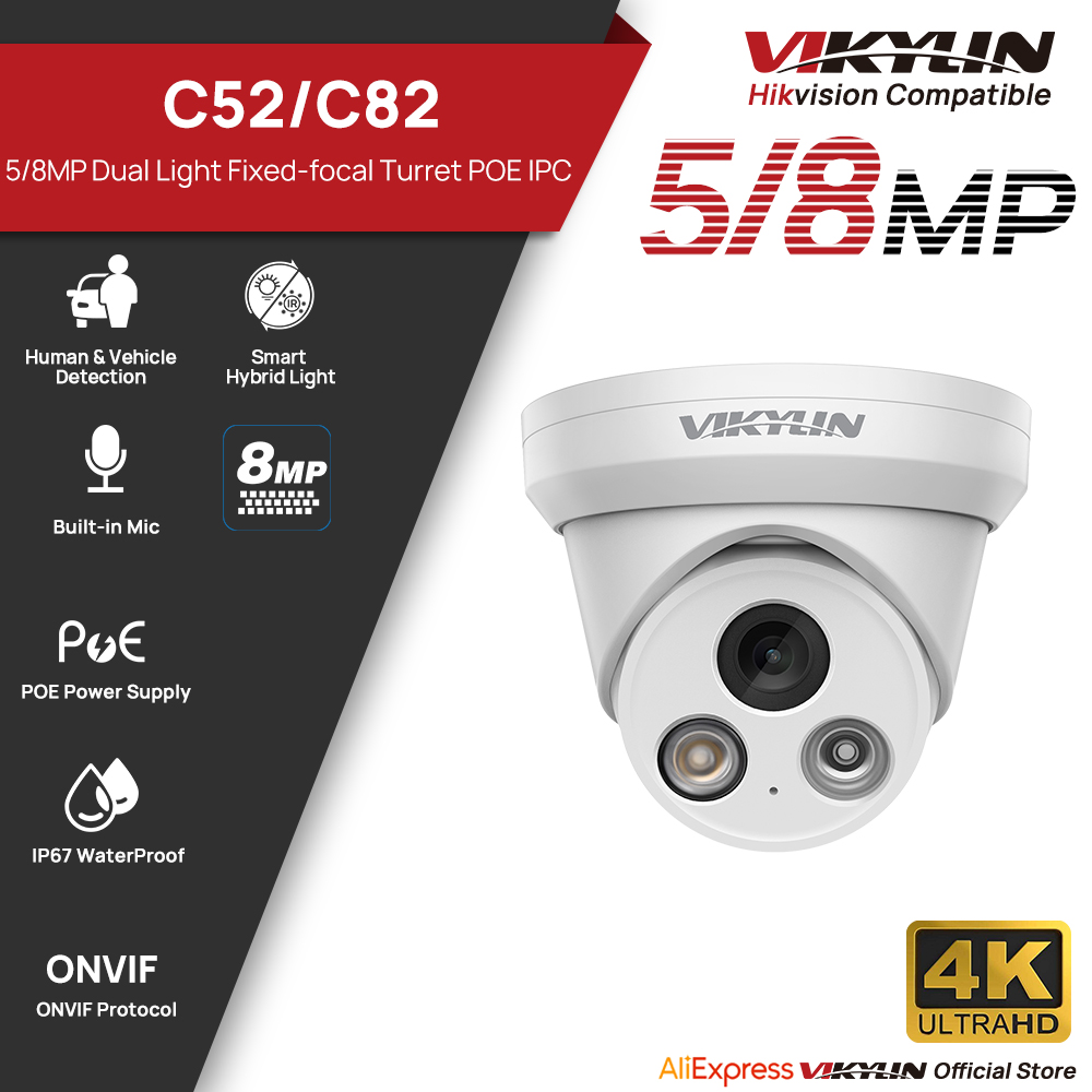 VIKYLIN 5/8MP 4K IP-Kamera mit – Outdoor Power G Motion Bewertung und Preis