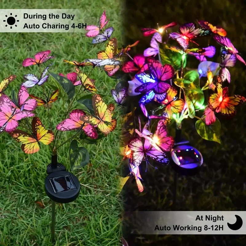 Solar-LED-Schmetterlings-Garte – Outdoor Power Outlet Solar Bewertung und Preis