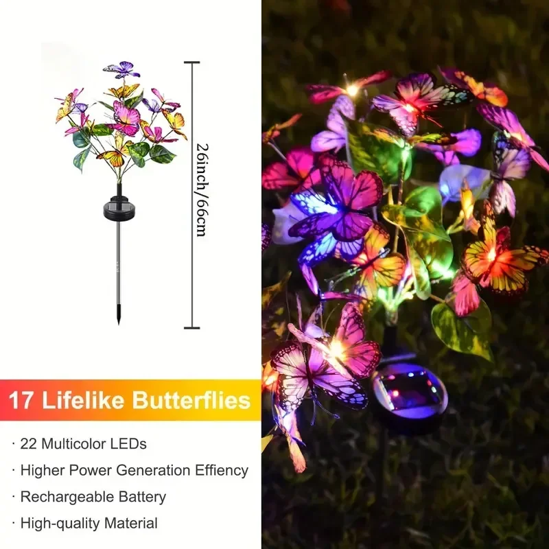 Solar-LED-Schmetterlings-Garte – Outdoor Power Outlet Solar Bewertung und Preis