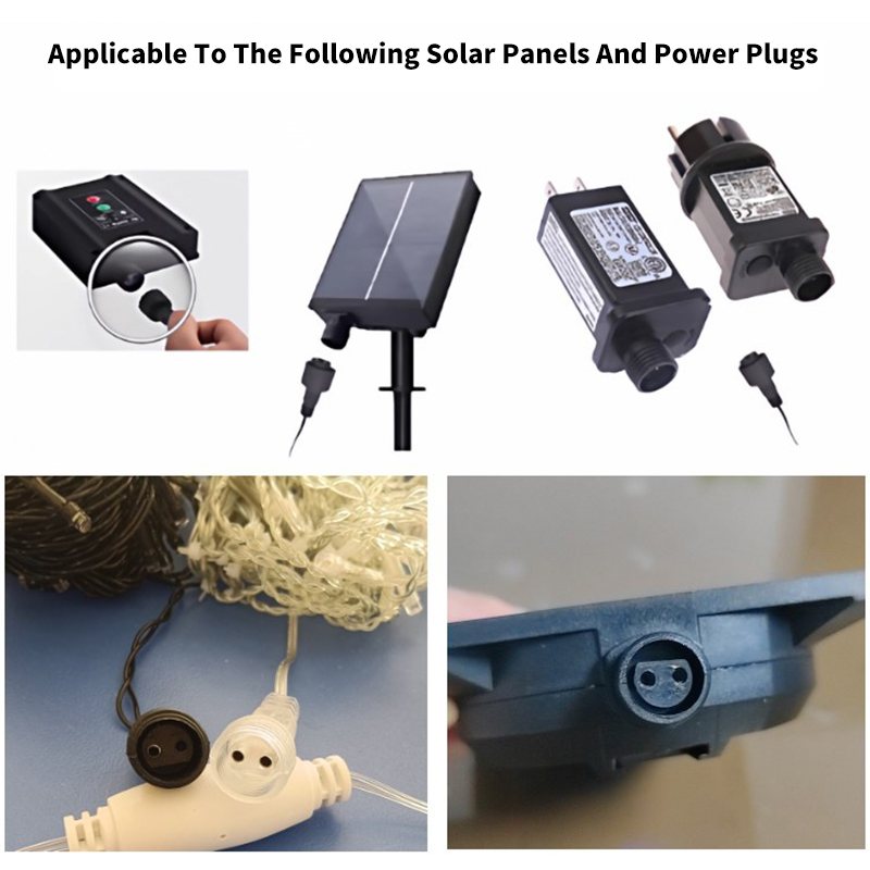 2-Pin-LED-Verbinder mit 25cm V – Outdoor Power Outlet Solar Bewertung und Preis