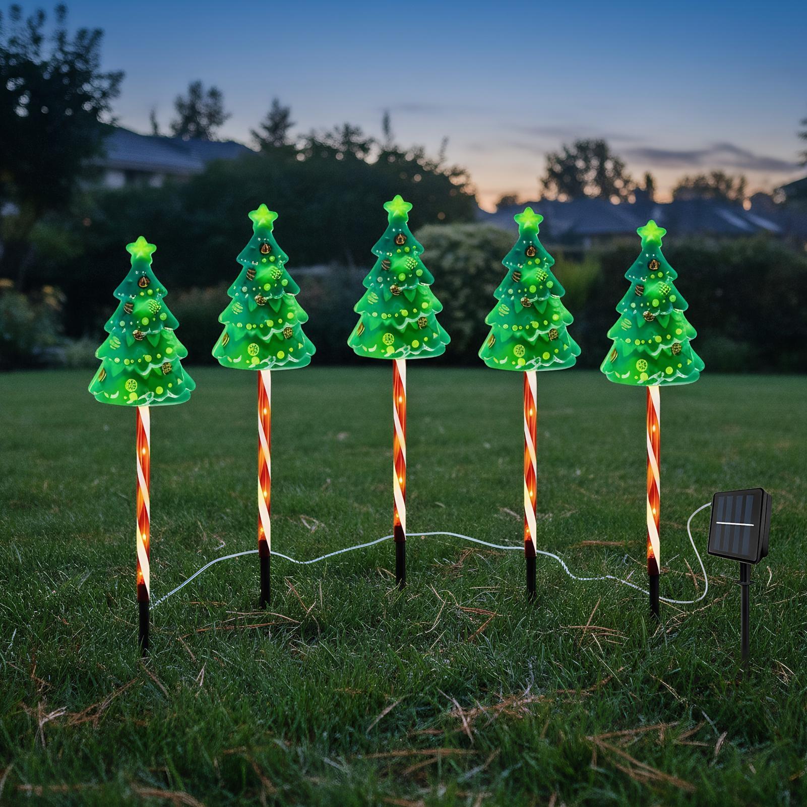 Weihnachtsbaum-Einfahrtslicht, – Outdoor Yard Power Stake Bewertung und Preis