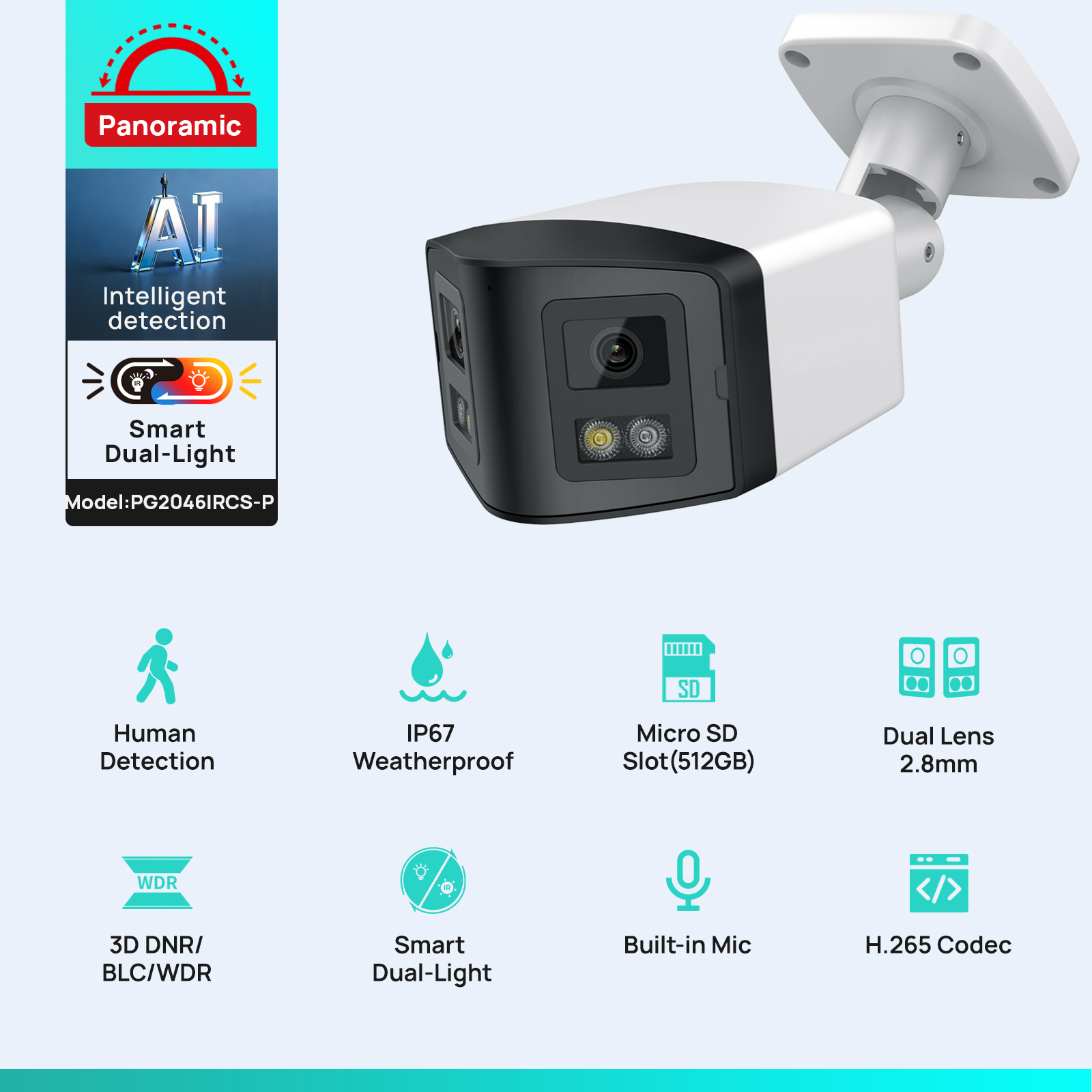 VIKYLIN 170 °   Panorama-Siche – Outdoor Power G Motion Bewertung und Preis