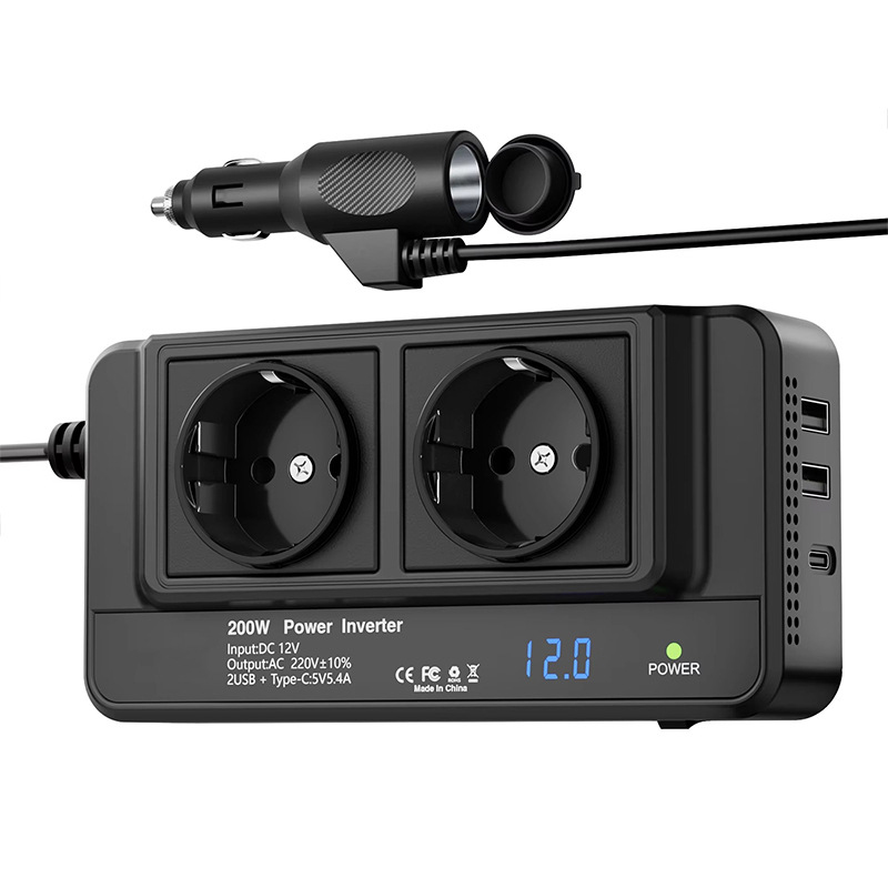 200W Auto-Wechselrichter, Auto – Outdoor Power Adapter Usb C Bewertung und Preis