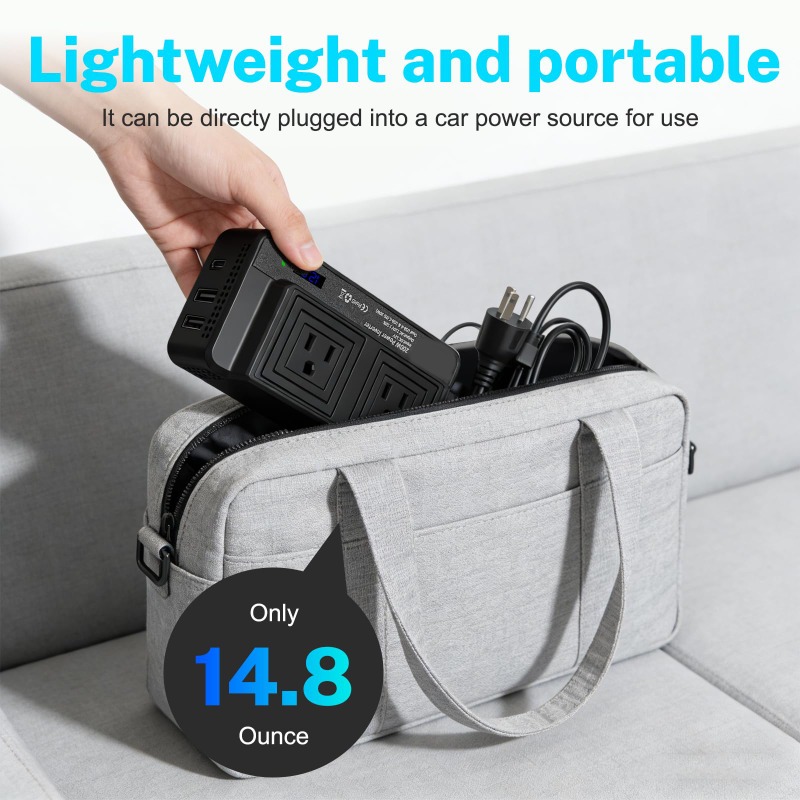 200W Auto-Wechselrichter Strom – Outdoor Power Adapter Usb C Bewertung und Preis