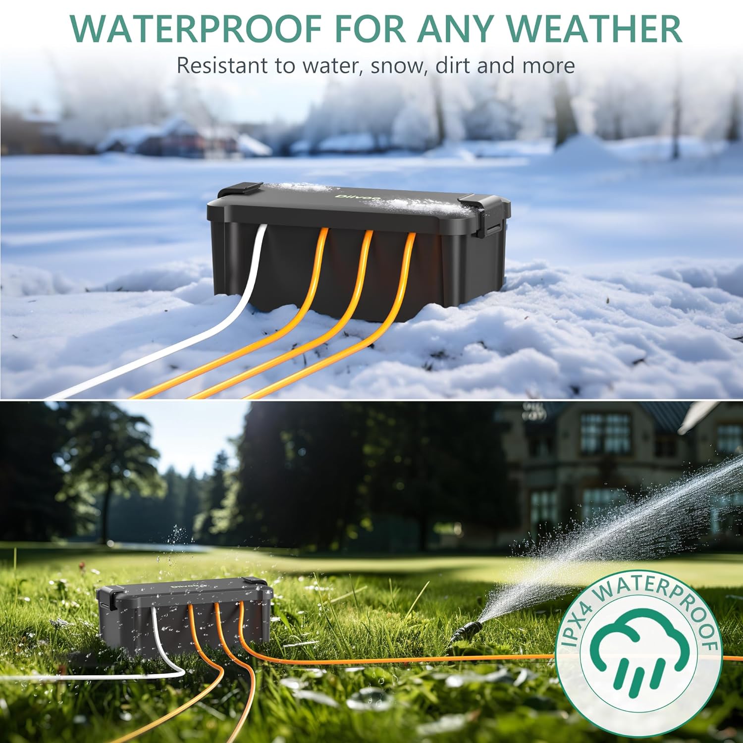 Diivoo wasserdichte Steckdosen – Outdoor Power Outlet Box Bewertung und Preis