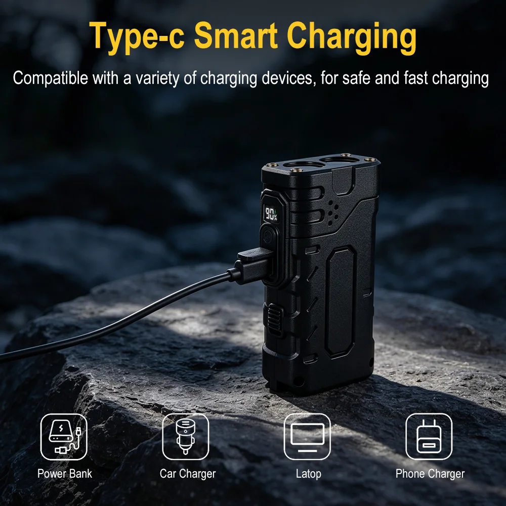 BORUIiT Handkurbel-EDC-LED-Tas – Outdoor Power Supply Bewertung und Preis