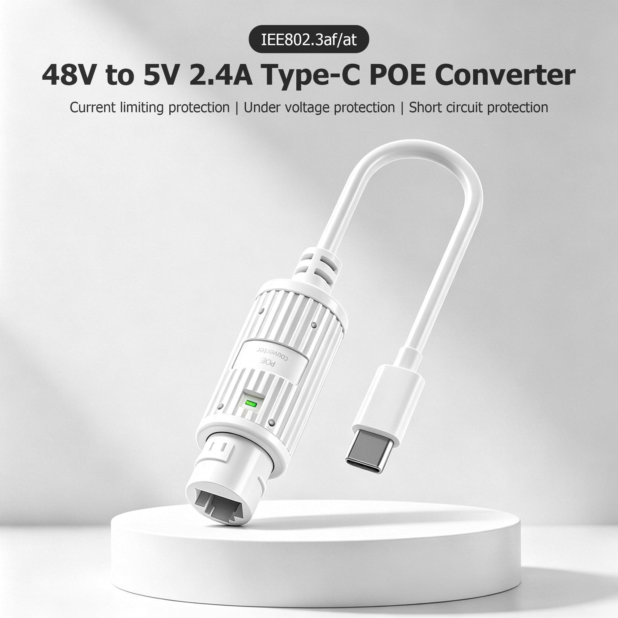 POE zu USB-C Stromwandler Outd – Outdoor Power Adapter Usb C Bewertung und Preis