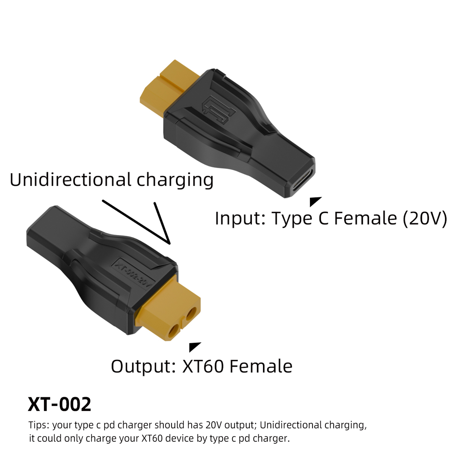 USB C auf XT60 Adapter Konvert – Outdoor Power Adapter Usb C Bewertung und Preis