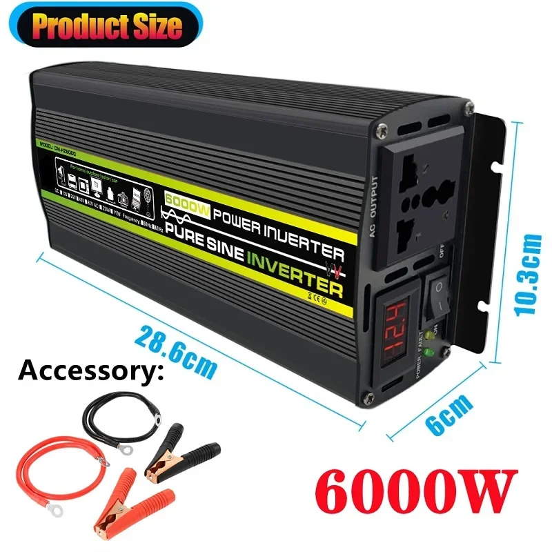 6000 W DC12/24 V zu AC 220 V R – Ac Outdoor Power Bewertung und Preis