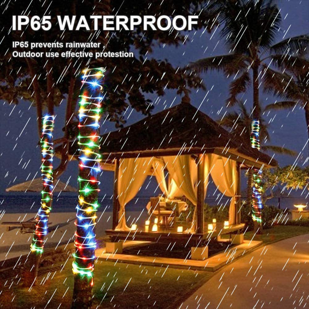 Solarbetriebene 120 LED Regenb – Outdoor Use Power Strip Bewertung und Preis